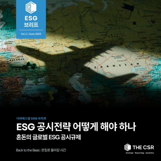 [ESG이슈브리프] ESG 공시전략, 어떻게 해야 하나 | Vol.1 (JUNE 2025)
